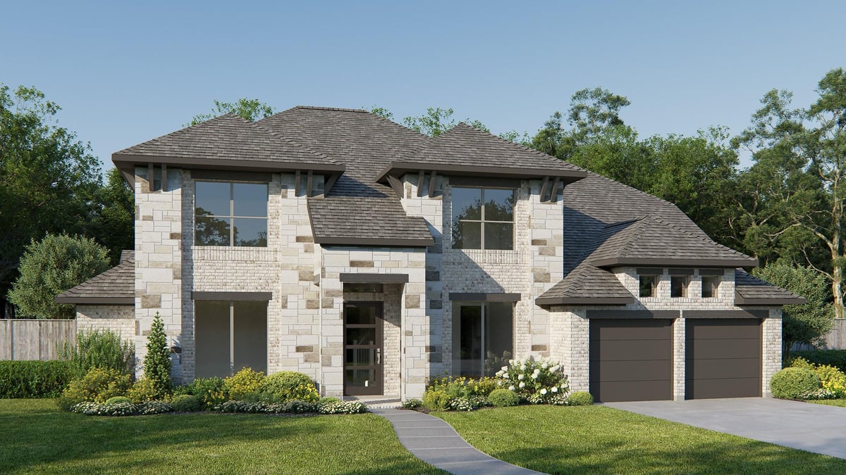 View 100 Great Hope CV in Parkside On The River West 100 Great Hope CV - front exterior - Luxury home in Parkside On The River West, Georgetown, TX