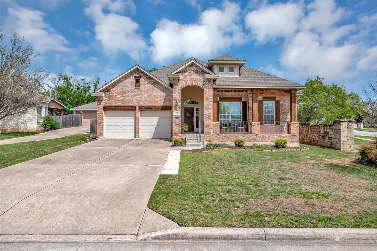 View 100 Lexington Dr in Belterra Ph 1 Sec 3A 100 Lexington Dr - front exterior - Luxury home in Belterra Ph 1 Sec 3A, Austin, TX