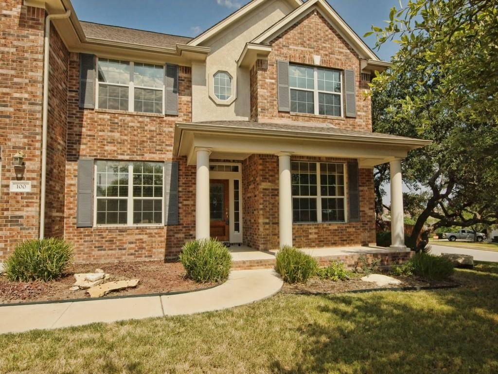 View 100 Serenity Ct in Belterra Ph 02 Sec 6b 100 Serenity Ct - front exterior - Luxury home in Belterra Ph 02 Sec 6b, Austin, TX