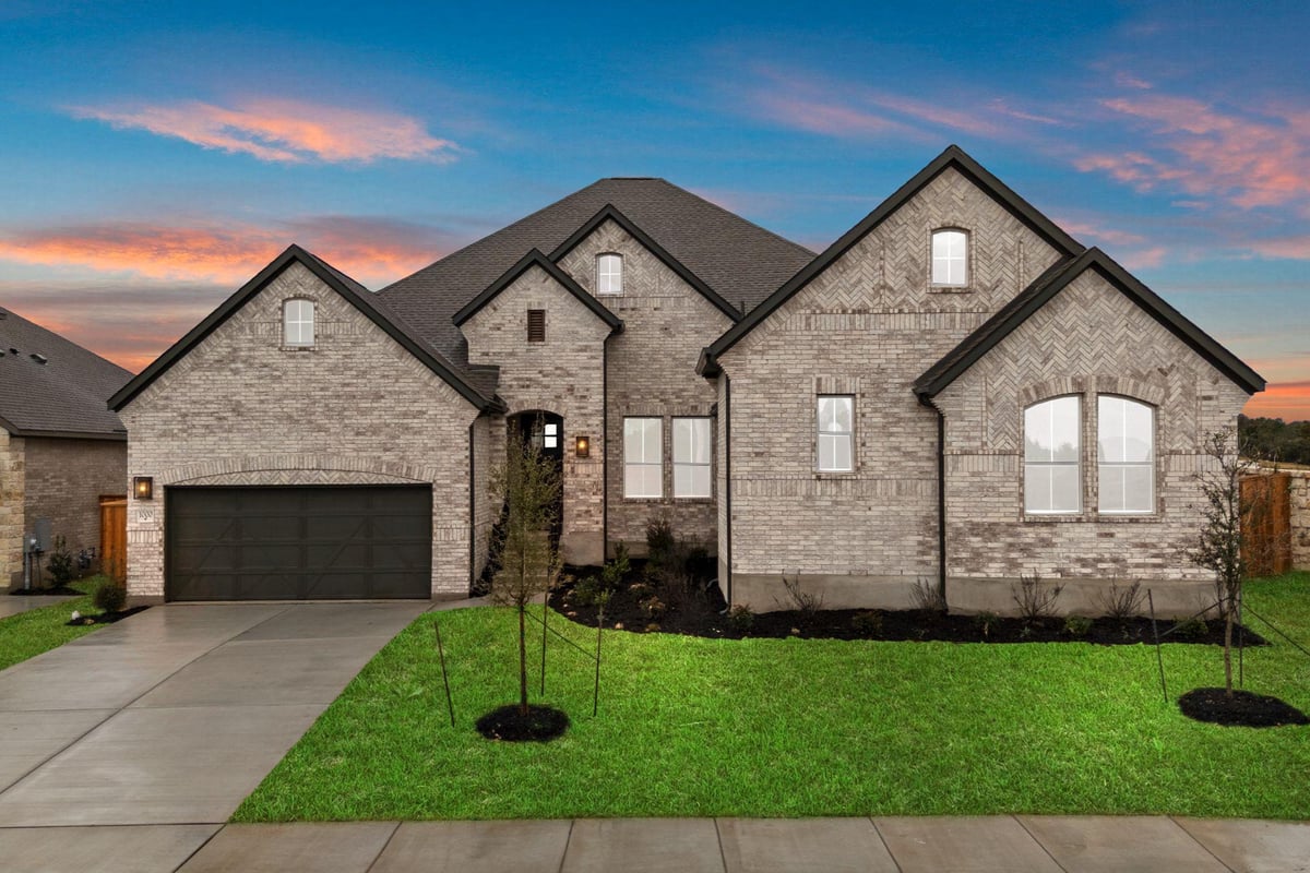 View 1000 Twisted Tarpley LN in Parkside on the River 1000 Twisted Tarpley LN - front exterior - Luxury home in Parkside on the River, Georgetown, TX