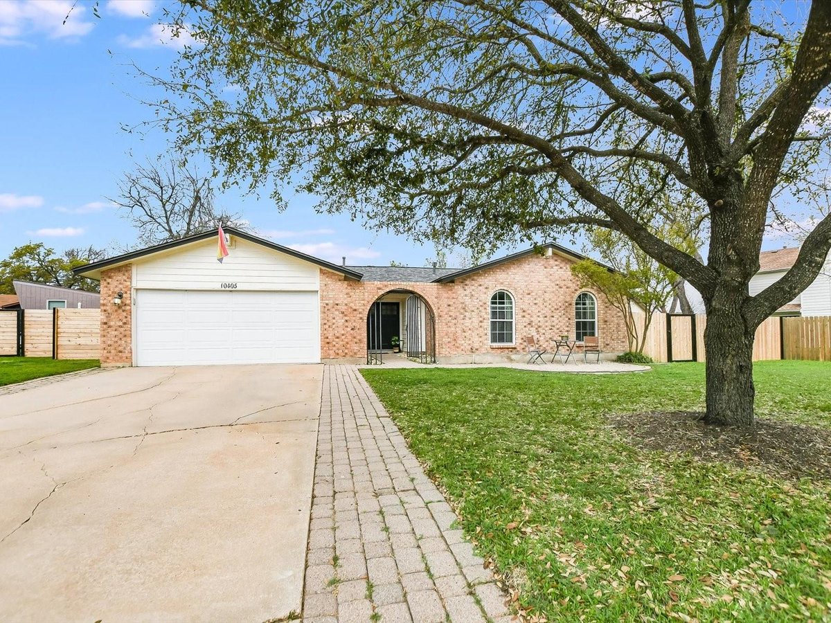 View 10405 School House Ln in Village 14 At Anderson Mill 10405 School House Ln - front exterior - Luxury home in Village 14 At Anderson Mill, Austin, TX