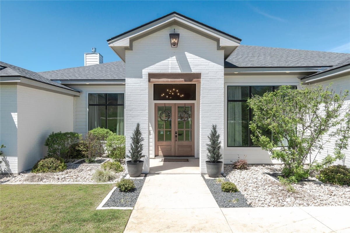 View 105 Taylor Creek Way in Hidden Creek Estates 105 Taylor Creek Way - front exterior - Luxury home in Hidden Creek Estates, Liberty Hill, TX
