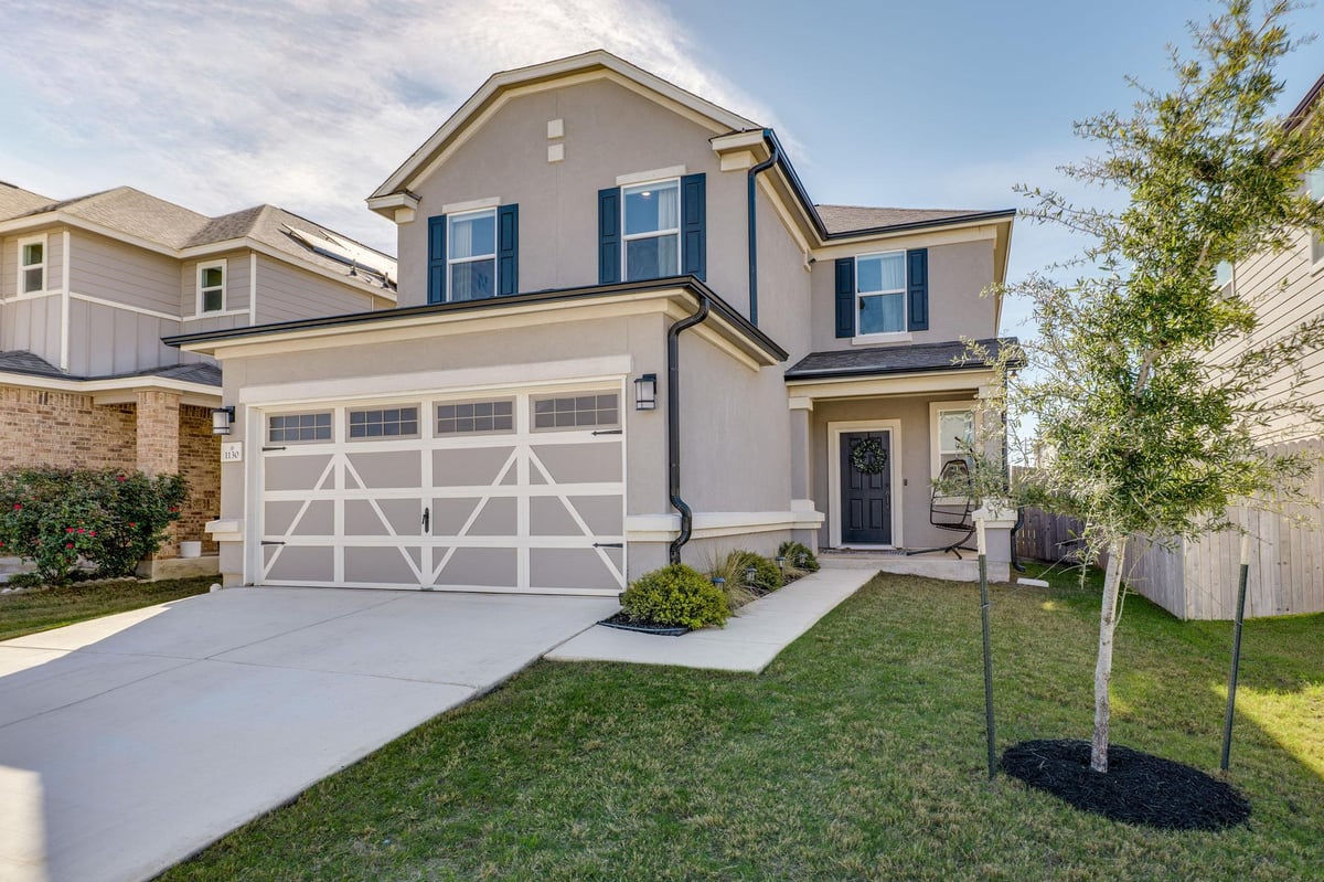 View 1130 Aronia Ln in Berry Springs 1130 Aronia Ln - front exterior - Luxury home in Berry Springs, Georgetown, TX