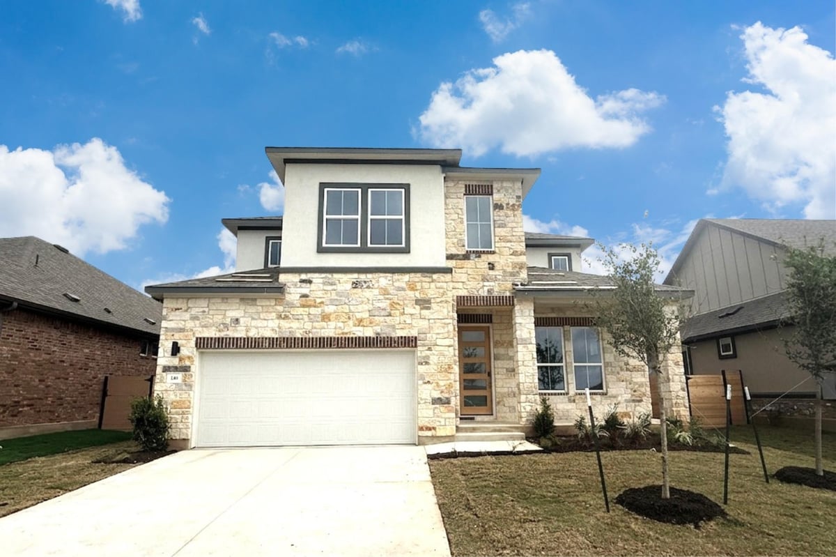 View 116 Sandrock TRL in Highland Village 116 Sandrock TRL - front exterior - Luxury home in Highland Village, Georgetown, TX