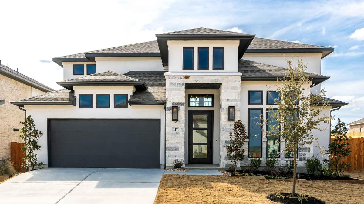 View 117 Gary Wayne Dr in Lariat 117 Gary Wayne Dr - front exterior - Luxury home in Lariat, Liberty Hill, TX