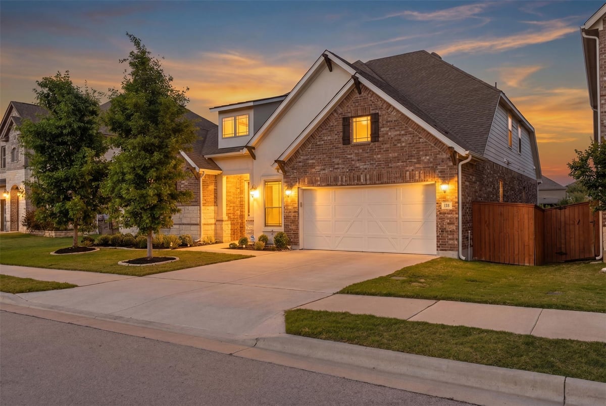 View 118 Bear Paw Run in Riverview 118 Bear Paw Run - front exterior - Luxury home in Riverview, Georgetown, TX