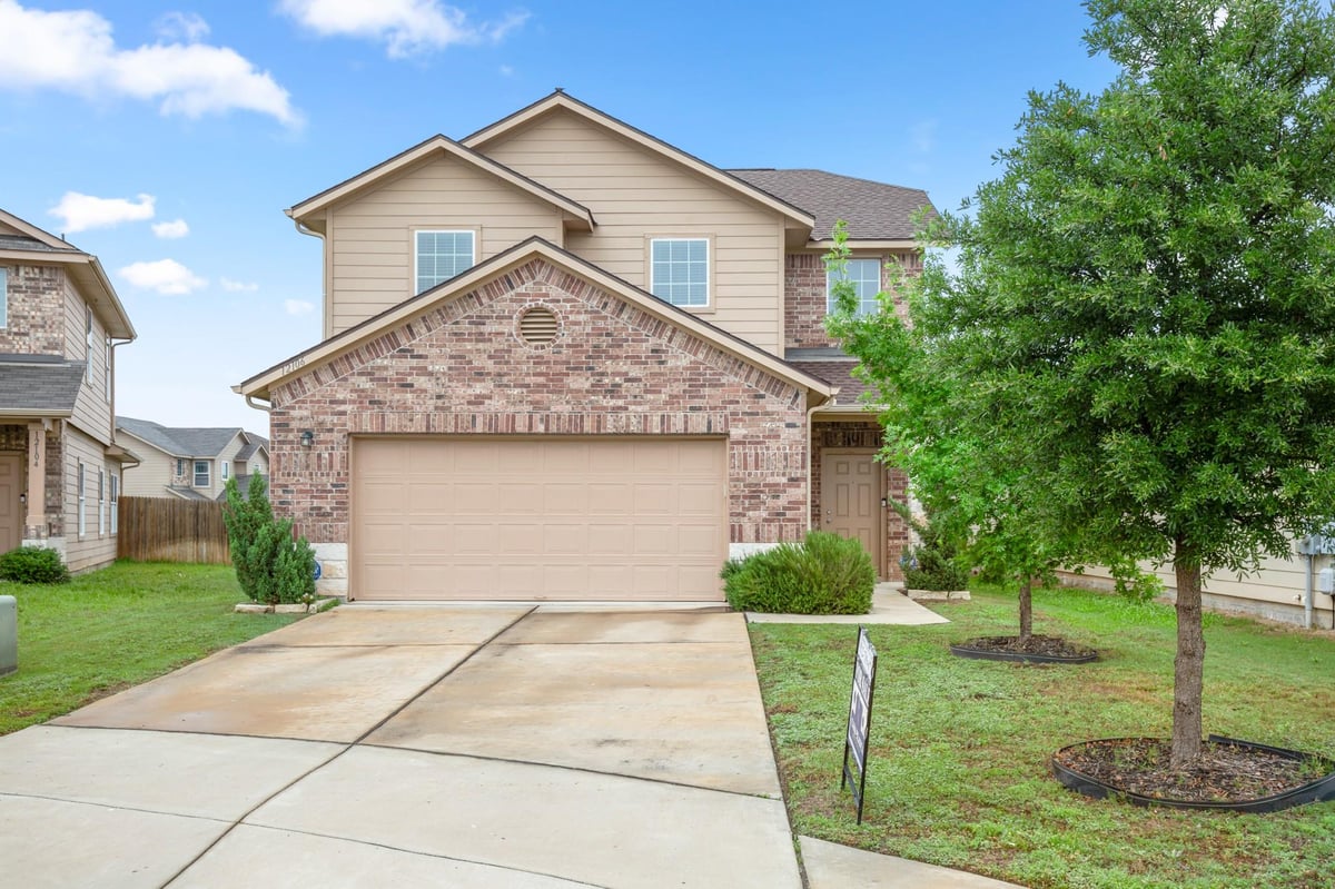 View 12106 Greywacke Dr in Stonewater 12106 Greywacke Dr - front exterior - Luxury home in Stonewater, Manor, TX
