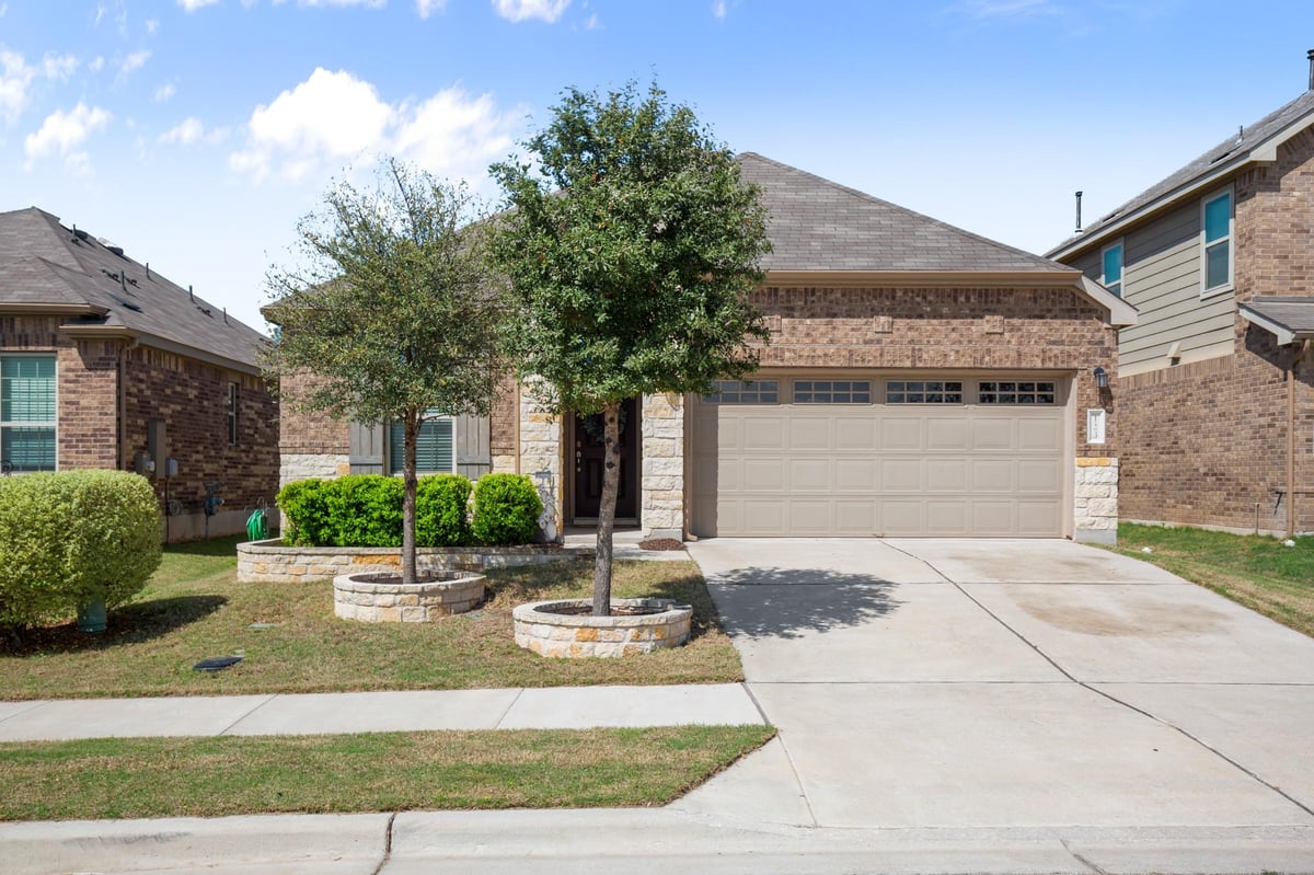View 123 Duroc Dr in Carmel Creek 123 Duroc Dr - front exterior - Luxury home in Carmel Creek, Hutto, TX