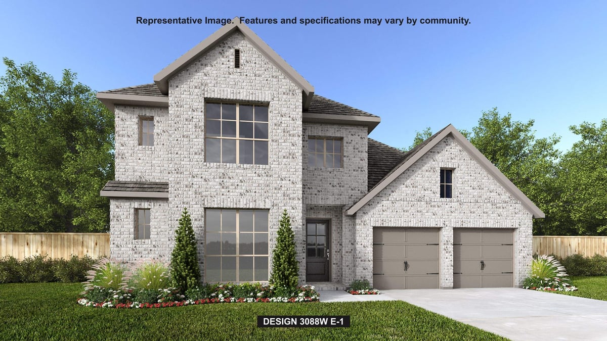 View 124 Rightfield Dr in Lariat 124 Rightfield Dr - front exterior - Luxury home in Lariat, Liberty Hill, TX