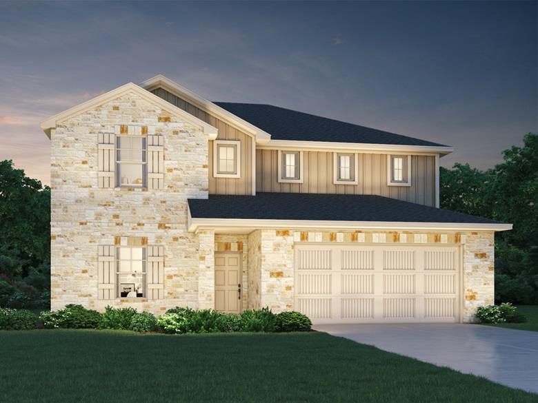 View 125 Skyview Farm Ln in Butler Farms 125 Skyview Farm Ln - front exterior - Luxury home in Butler Farms, Liberty Hill, TX