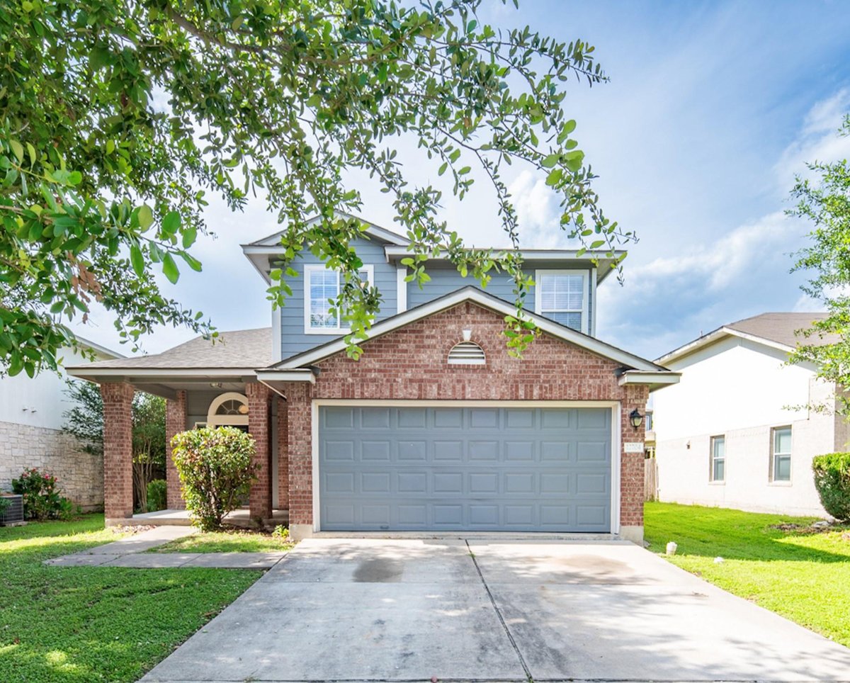 View 12704 William Harrison ST in Presidential Meadows Sec 01 12704 William Harrison ST - front exterior - Luxury home in Presidential Meadows Sec 01, Manor, TX