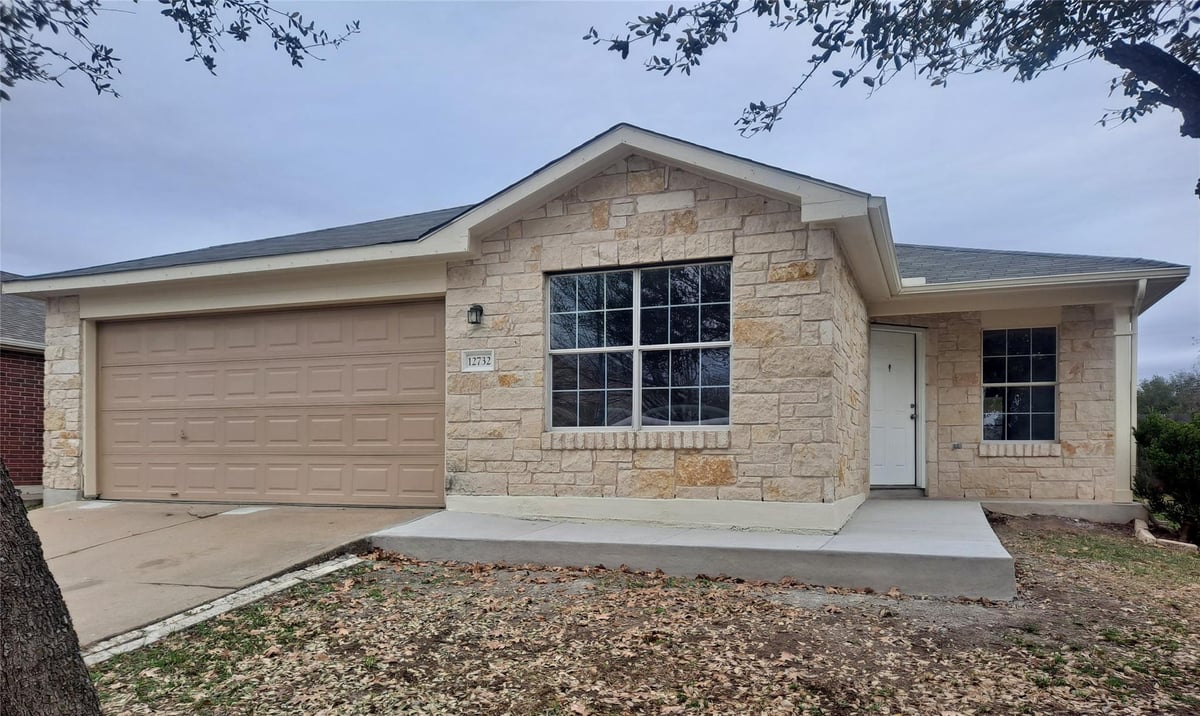 View 12732 Wedding DR in Bell Farms Ph 1B 12732 Wedding DR - front exterior - Luxury home in Bell Farms Ph 1B, Manor, TX
