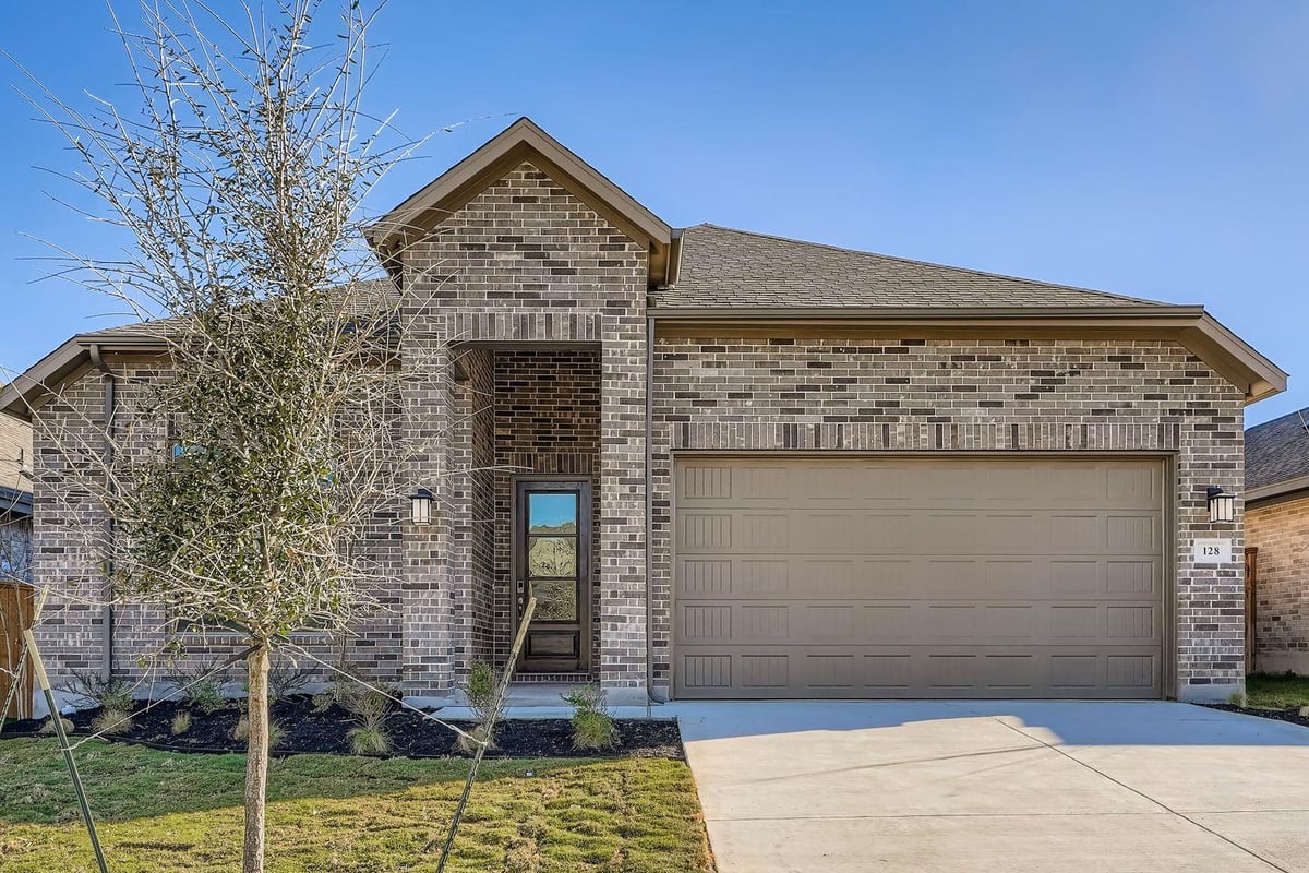 View 128 Prickly Poppy Loop in 6 Creeks 128 Prickly Poppy Loop - front exterior - Luxury home in 6 Creeks, Kyle, TX