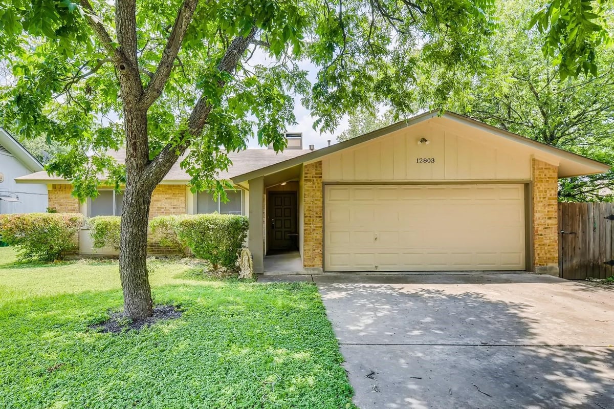 View 12803 Irongate Ave in Lamplight Village Sec 02 12803 Irongate Ave - front exterior - Luxury home in Lamplight Village Sec 02, Austin, TX
