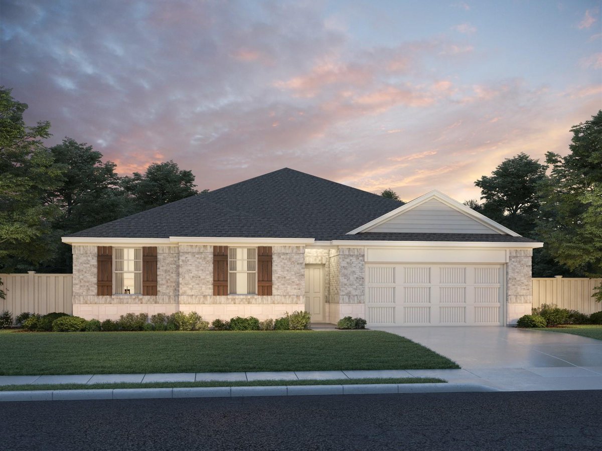 View 129 Pendleton Dr in Opal Meadows 129 Pendleton Dr - front exterior - Luxury home in Opal Meadows, Kyle, TX