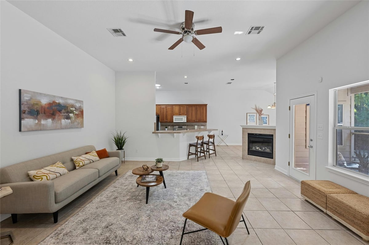 View 1309 Delsie Dr Unit #B in Preserve At Lakeway Villas Condo A 1309 Delsie Dr Unit #B - front exterior - Luxury home in Preserve At Lakeway Villas Condo A, Austin, TX