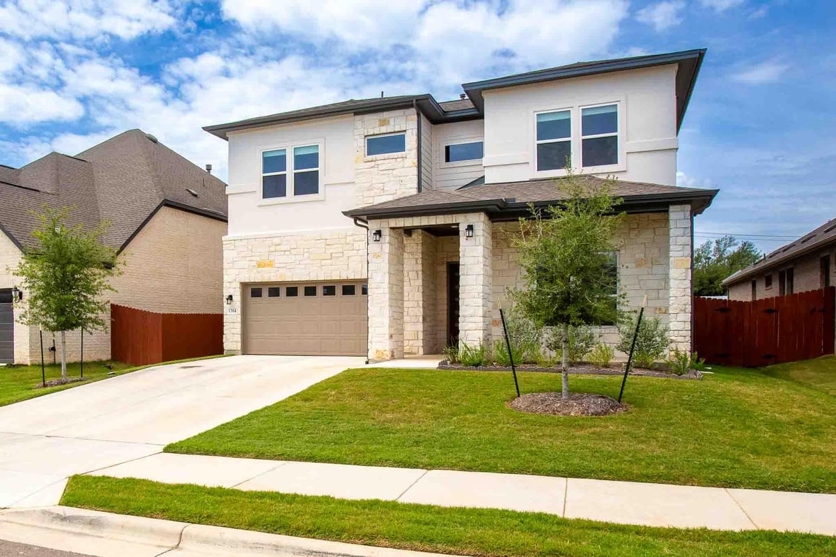 View 1314 Cardinal LN in Sauls Ranch East 1314 Cardinal LN - front exterior - Luxury home in Sauls Ranch East, Round Rock, TX