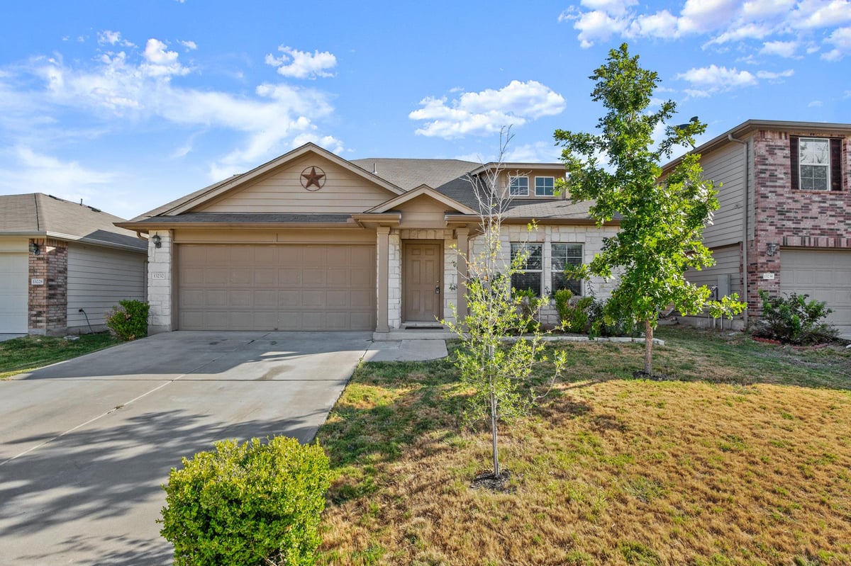 13232 Forest Sage St - front exterior - Luxury home in Carriage Hills Sec 03, Manor, TX