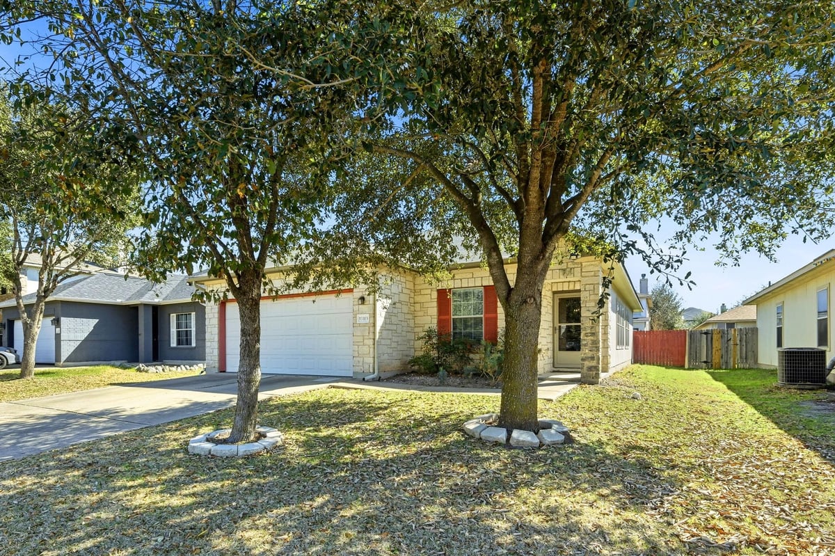 View 13313 Marie Ln in Greenbury Ph 02-B 13313 Marie Ln - front exterior - Luxury home in Greenbury Ph 02-B, Manor, TX