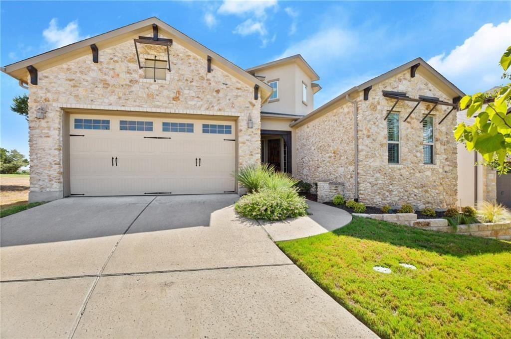 View 135 Wellington in BELTERRA 135 Wellington - front exterior - Luxury home in BELTERRA, Austin, TX