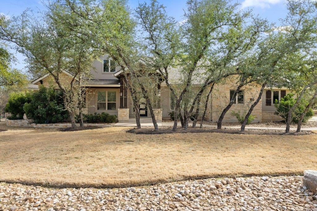 View 137 Chickasaw Plum Dr in Highland Oaks Ph 1 137 Chickasaw Plum Dr - front exterior - Luxury home in Highland Oaks Ph 1, Leander, TX