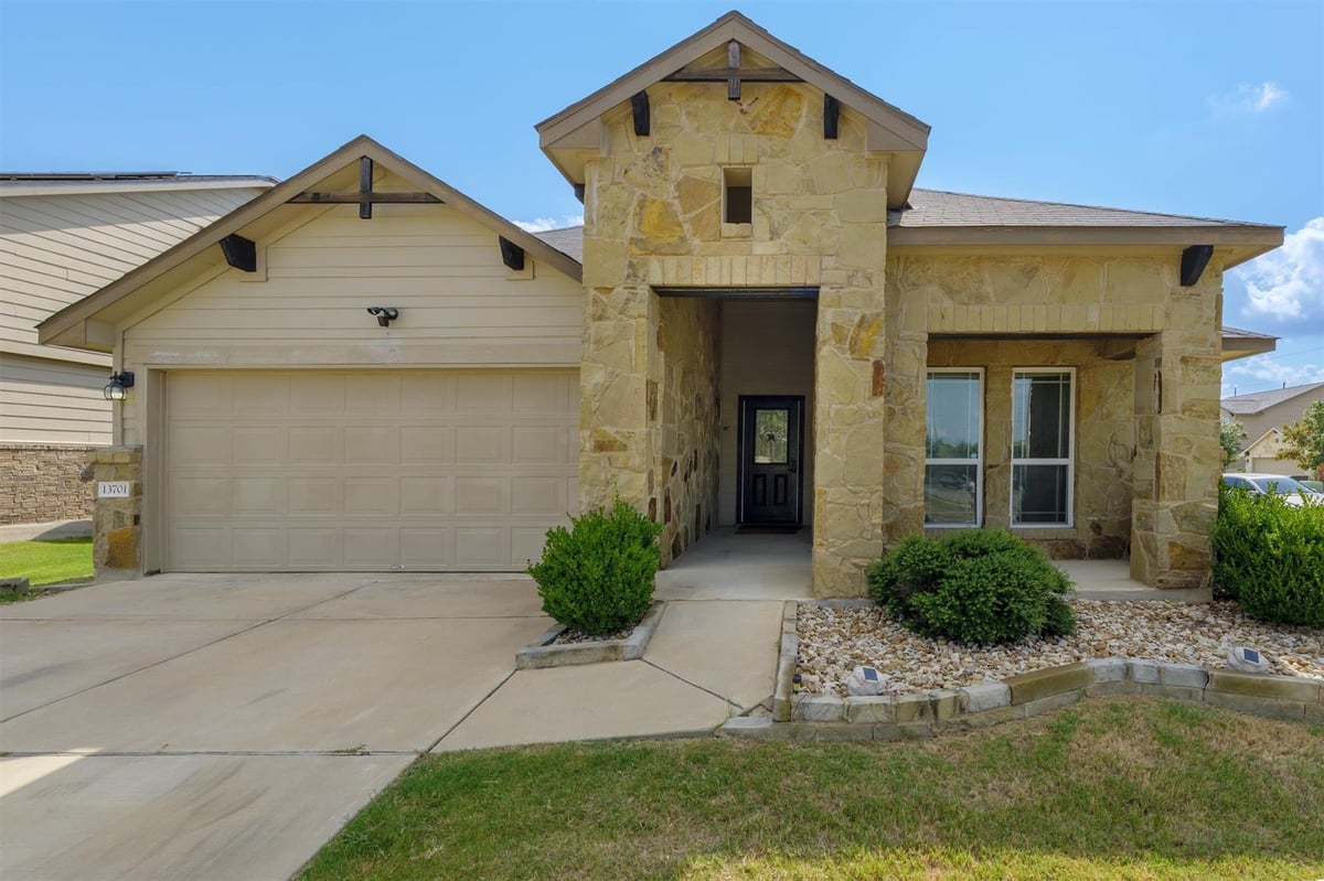 View 13701 Harrisglenn Dr in Fort Dessau Ph 1 13701 Harrisglenn Dr - front exterior - Luxury home in Fort Dessau Ph 1, Austin, TX