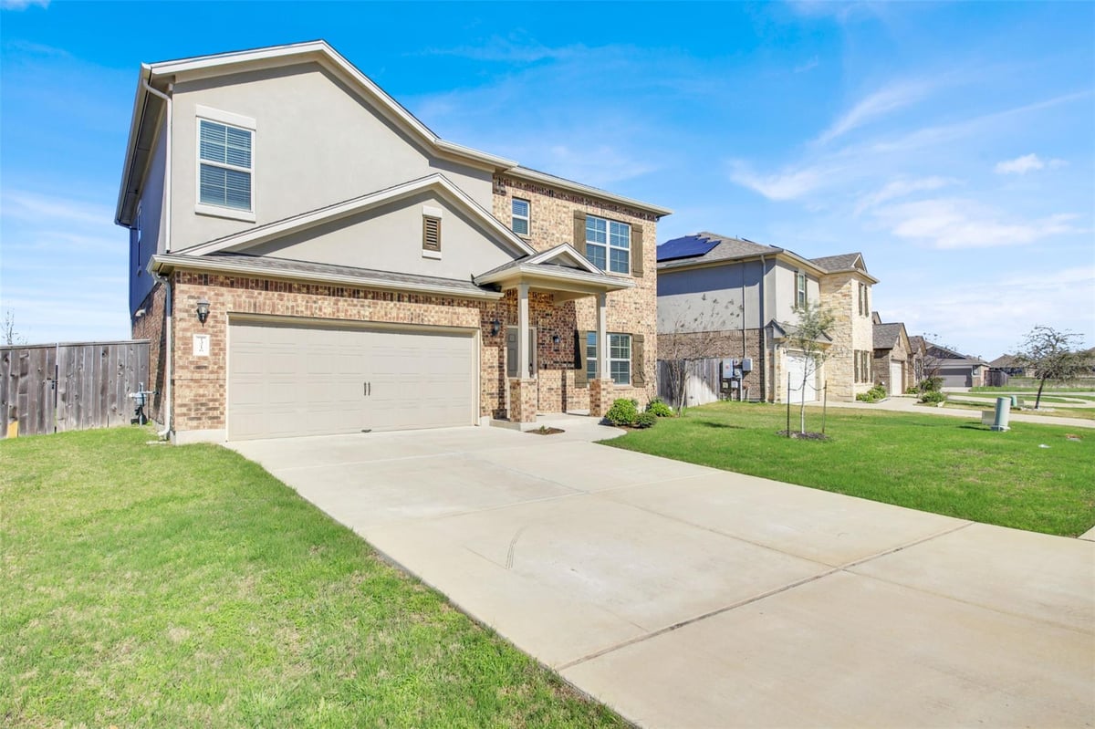 View 13716 Sugar Bush Path in ShadowGlen 13716 Sugar Bush Path - front exterior - Luxury home in ShadowGlen, Manor, TX