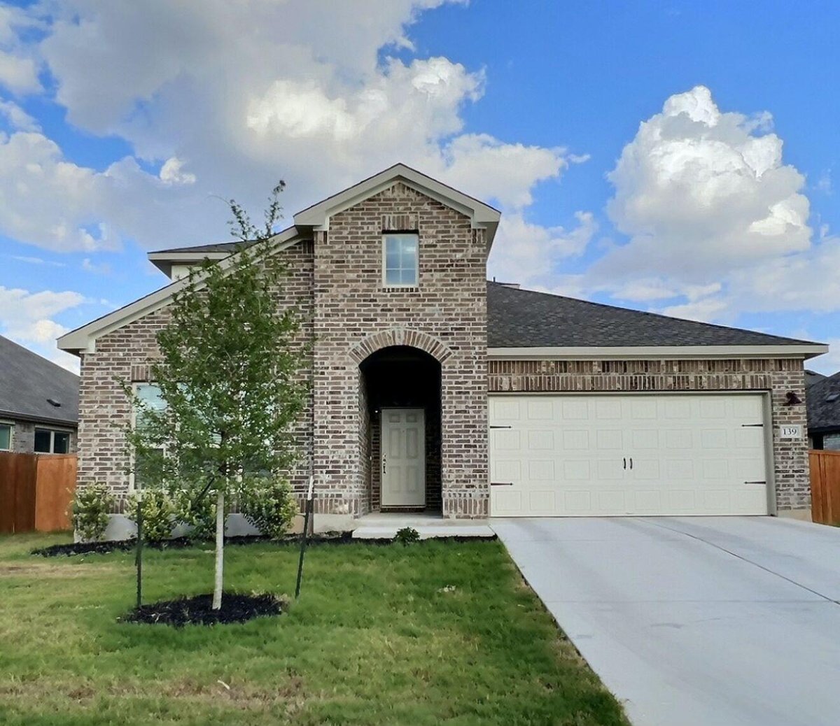 View 139 Billowing WAY in Crosswinds Ph Two 139 Billowing WAY - front exterior - Luxury home in Crosswinds Ph Two, Kyle, TX