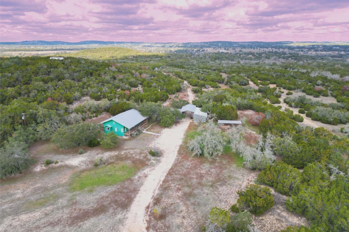 View 1401 Pursley Rd in none 1401 Pursley Rd - front exterior - Luxury home in none, Dripping Springs, TX