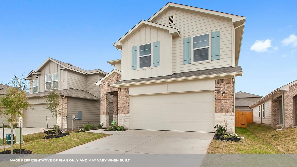 View 14040 Warnock TRL in CARILLON 14040 Warnock TRL - front exterior - Luxury home in CARILLON, Manor, TX