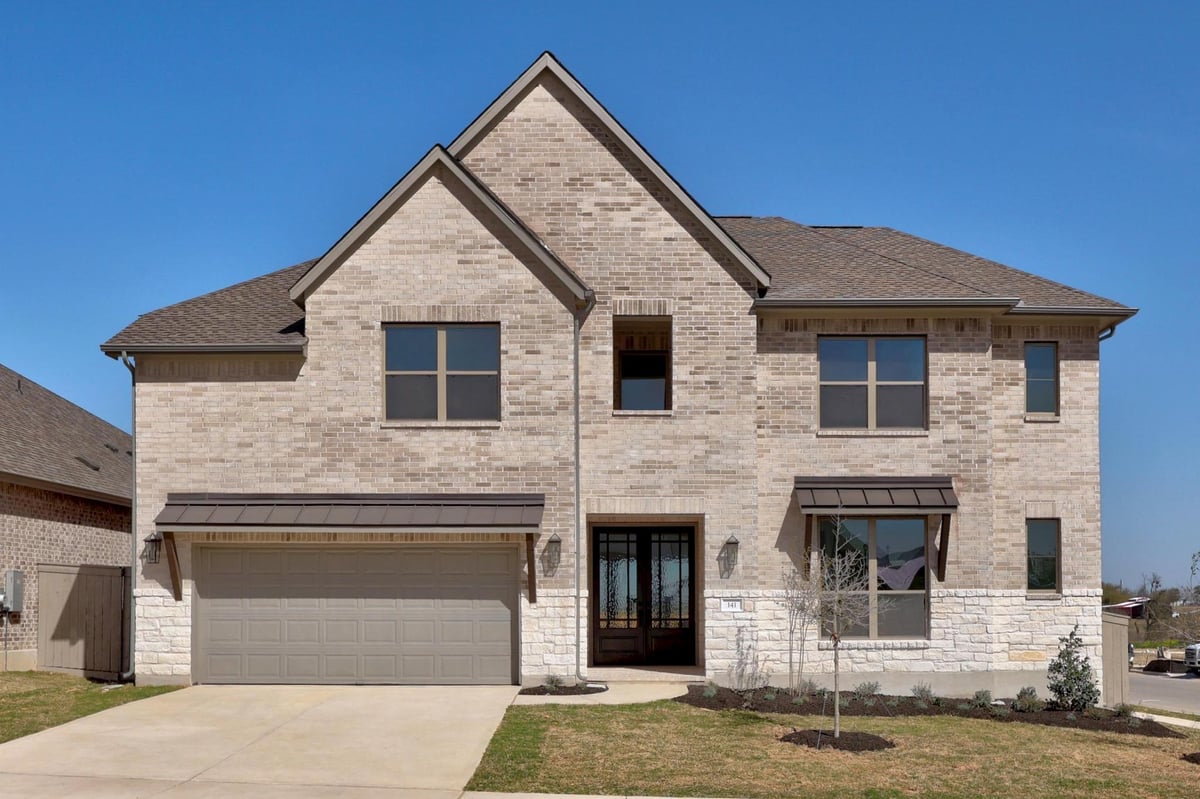 View 141 Cloverton CRES in Flora 141 Cloverton CRES - front exterior - Luxury home in Flora, Hutto, TX
