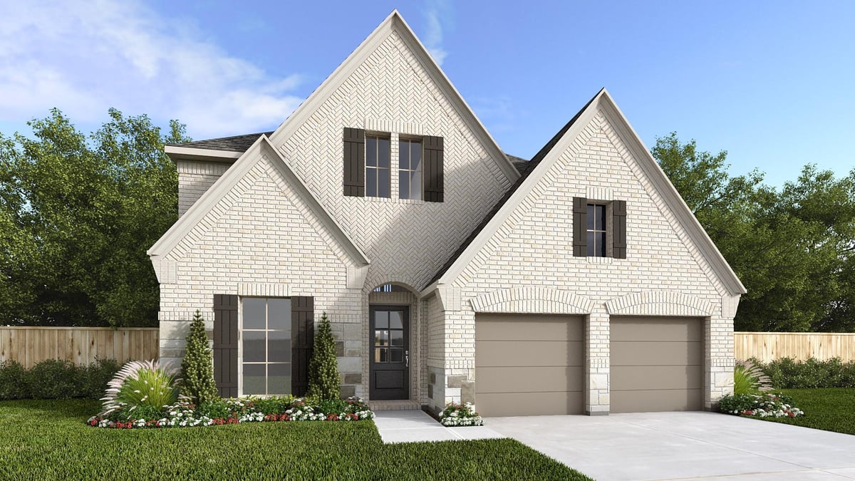 View 1412 Pansy Trl in Parkside on the River - West 1412 Pansy Trl - front exterior - Luxury home in Parkside on the River - West, Georgetown, TX
