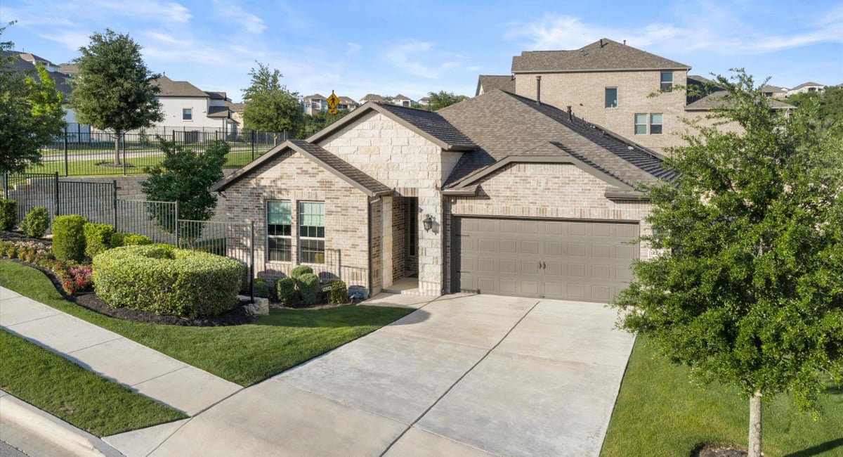 View 1424 Castalo LN in Travisso 1424 Castalo LN - front exterior - Luxury home in Travisso, Leander, TX