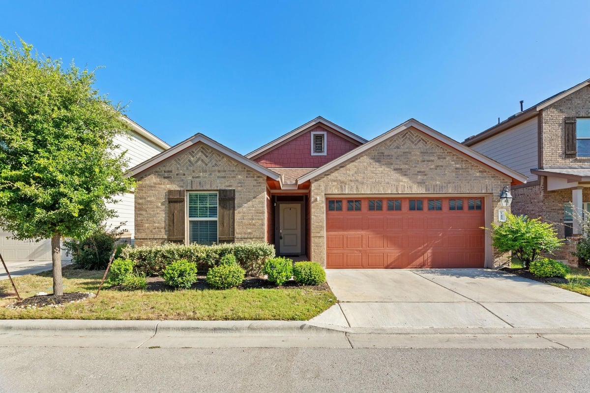 View 143 Alexander in Plum Creek Ph 1 Sec 6h-2 143 Alexander - front exterior - Luxury home in Plum Creek Ph 1 Sec 6h-2, Kyle, TX