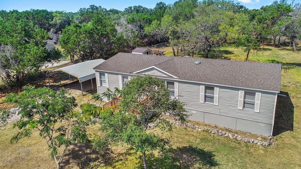 View 1430 Thousand Oaks TRL 1430 Thousand Oaks TRL - front exterior - Luxury home in Liberty Hill, TX
