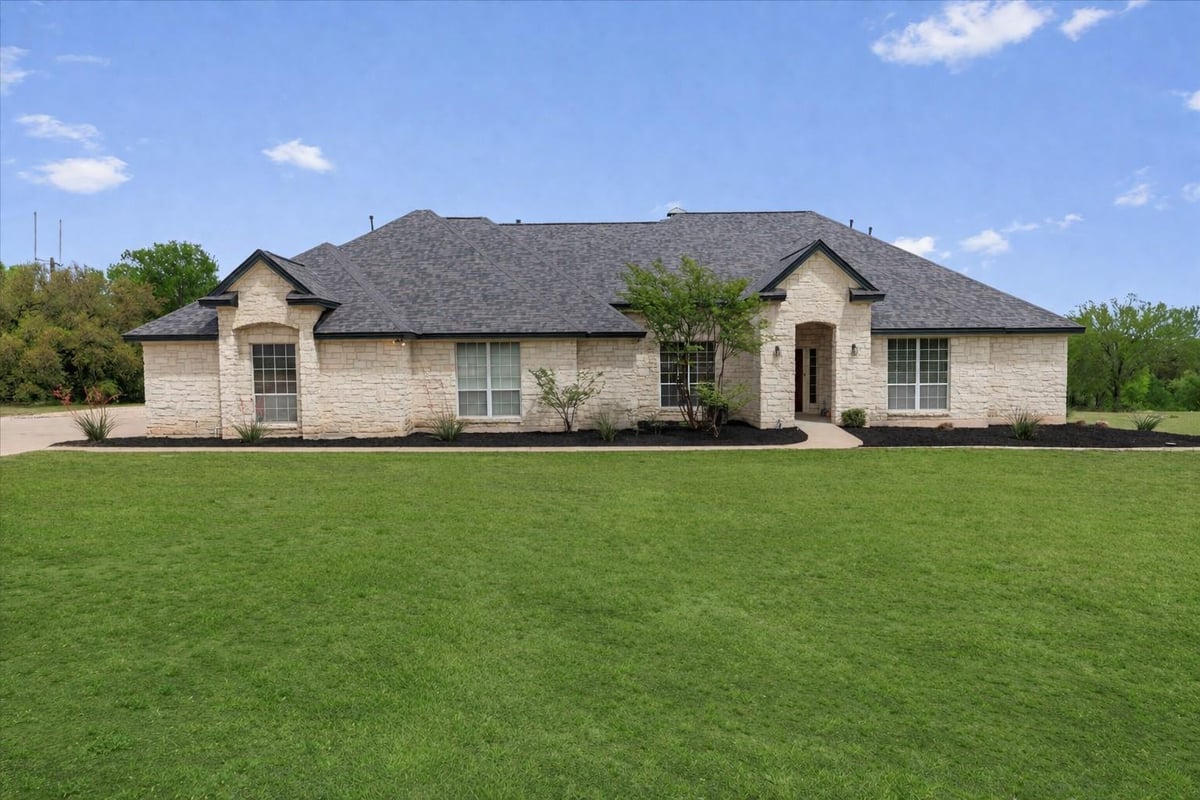 View 144 D B Wood RD in Wood Ranch Sec 01 Amd 144 D B Wood RD - front exterior - Luxury home in Wood Ranch Sec 01 Amd, Georgetown, TX