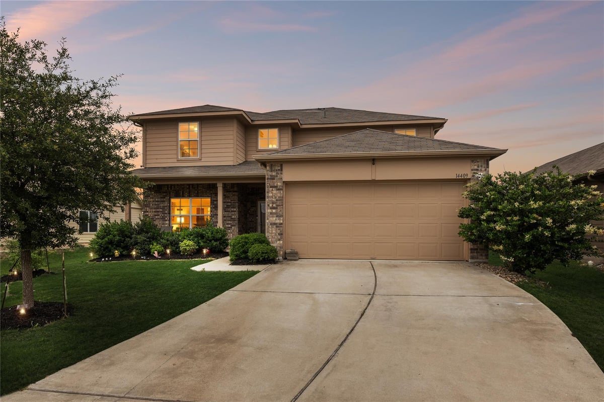 View 14409 Estuary Rd in Stonewater Ph 5 14409 Estuary Rd - front exterior - Luxury home in Stonewater Ph 5, Manor, TX