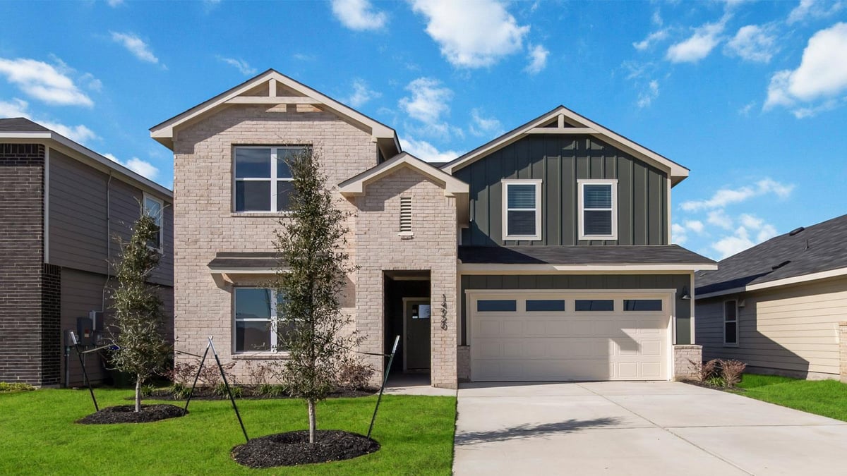 View 14920 Monarch Ranch Dr in MONARCH RANCH 14920 Monarch Ranch Dr - front exterior - Luxury home in MONARCH RANCH, Manor, TX