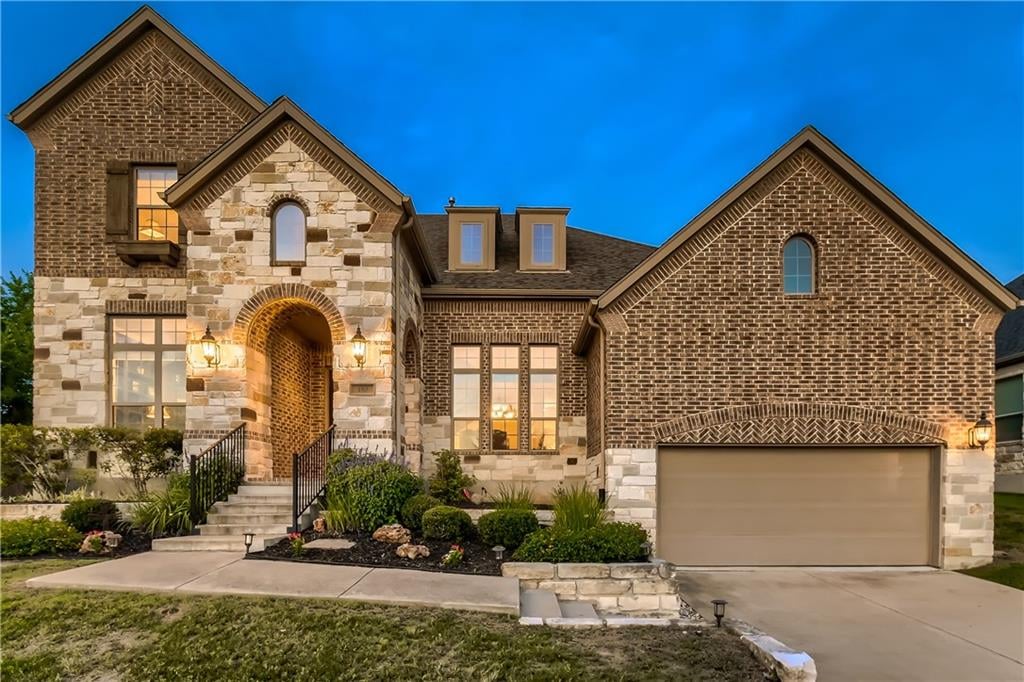 View 150 Granite Ln in Belterra 150 Granite Ln - front exterior - Luxury home in Belterra, Austin, TX