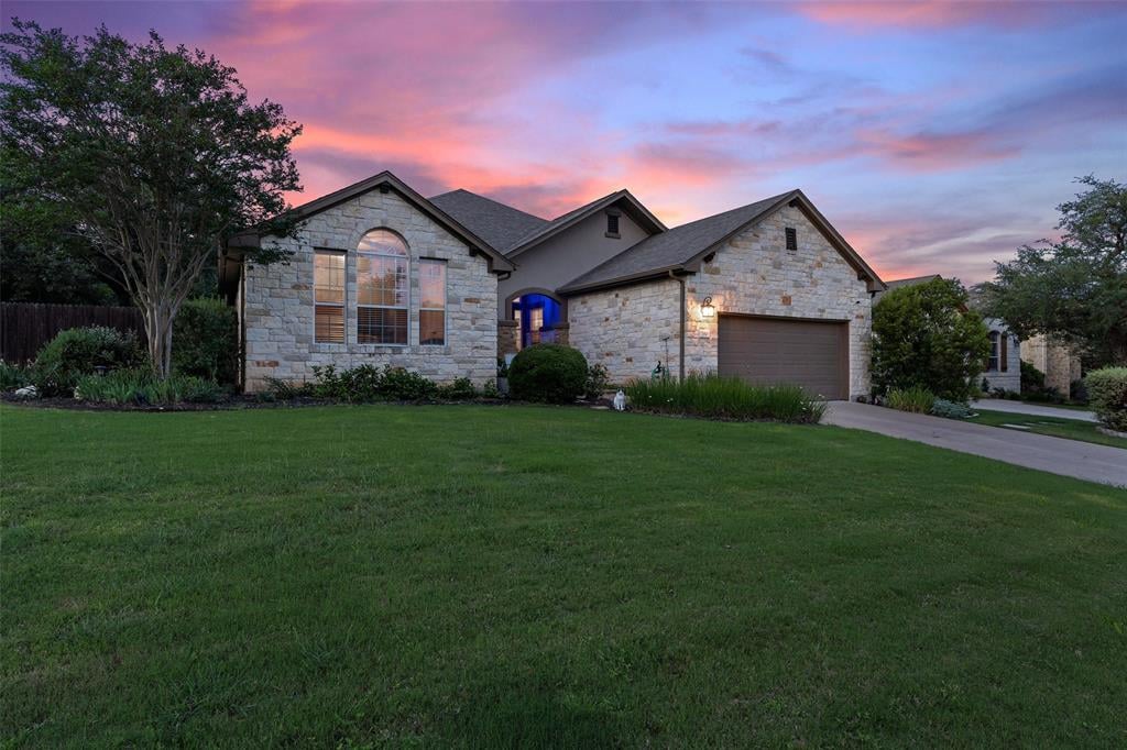 View 150 Kensington Ln in Belterra 150 Kensington Ln - front exterior - Luxury home in Belterra, Austin, TX
