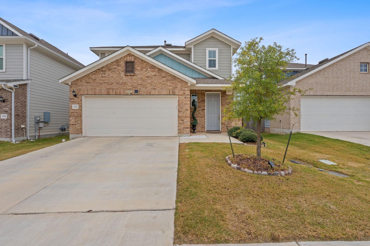 View 152 Riverhill Dr in Morningstar 152 Riverhill Dr - front exterior - Luxury home in Morningstar, Georgetown, TX