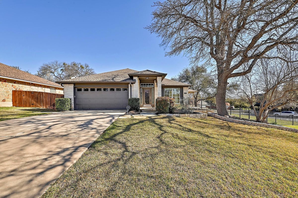 View 15200 Killdeer St in Cardinal Hills Unit 01 15200 Killdeer St - front exterior - Luxury home in Cardinal Hills Unit 01, Austin, TX