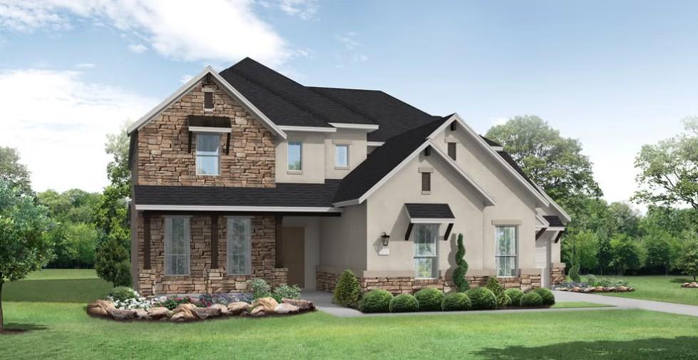 View 1529 Jolie Rose BND in Palmera Ridge 1529 Jolie Rose BND - front exterior - Luxury home in Palmera Ridge, Leander, TX