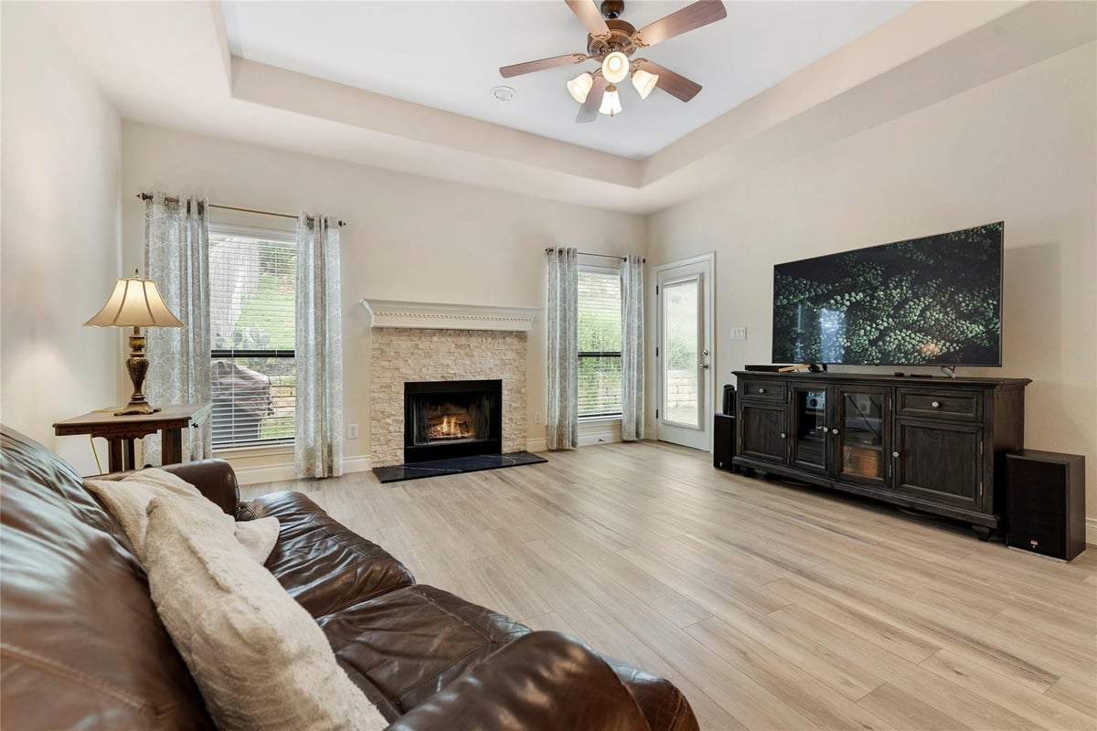 View 15406 Gebron Dr Unit #B in Preserve At Lakeway Villas Con 15406 Gebron Dr Unit #B - front exterior - Luxury home in Preserve At Lakeway Villas Con, Austin, TX