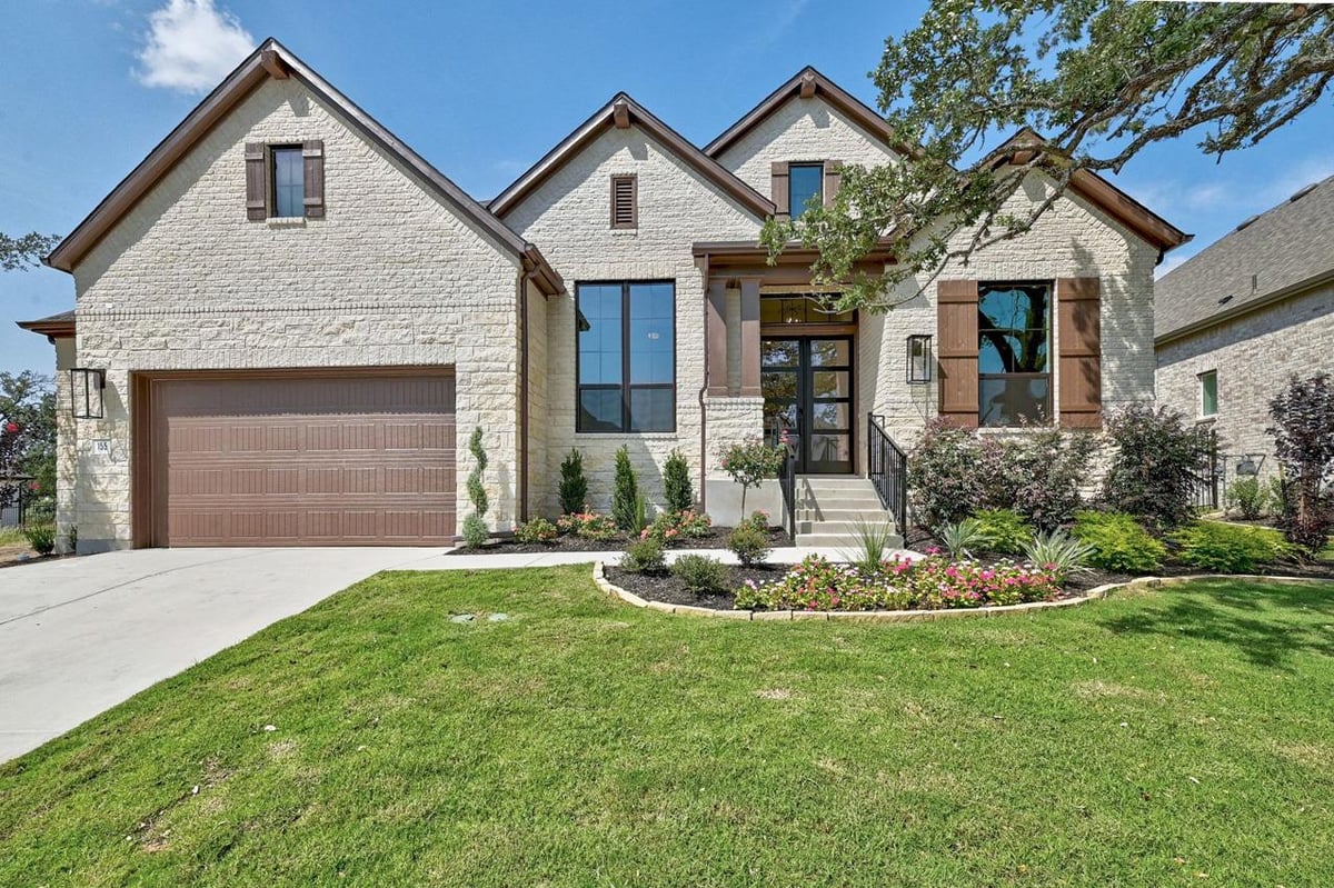 View 155 Leaning Rock Rdg in Parten 65s 155 Leaning Rock Rdg - front exterior - Luxury home in Parten 65s, Austin, TX