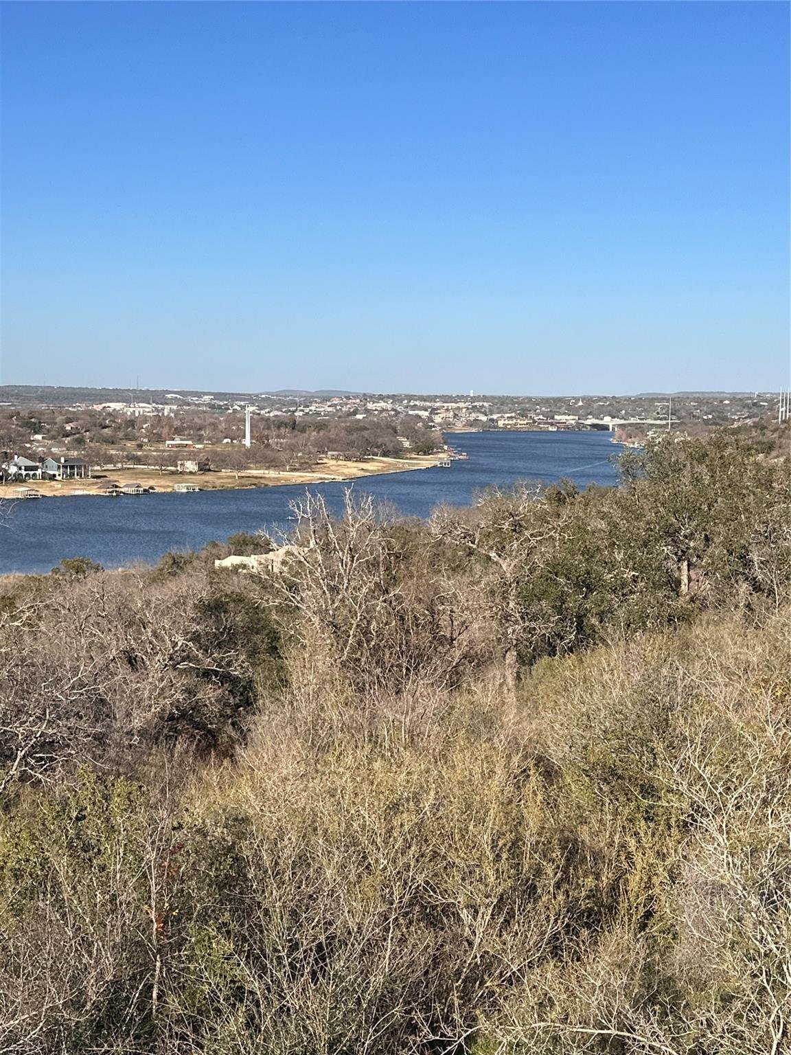 View 157 Circle Dr in Channel Oaks 157 Circle Dr - front exterior - Luxury lot in Channel Oaks, Marble Falls, TX
