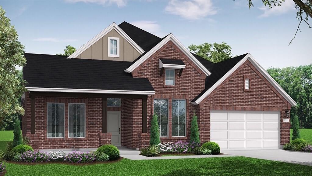 View 159 Wood Thrush Run in 6 Creeks Sec 10 159 Wood Thrush Run - front exterior - Luxury home in 6 Creeks Sec 10, Kyle, TX