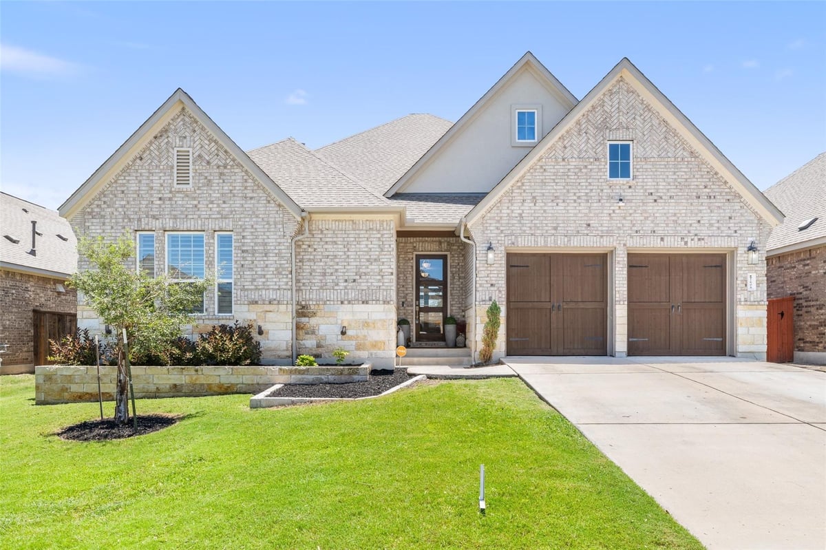 1608 Carmine DR - front exterior - Luxury home in Mason Ranch Ph 2 Sec 1, Leander, TX