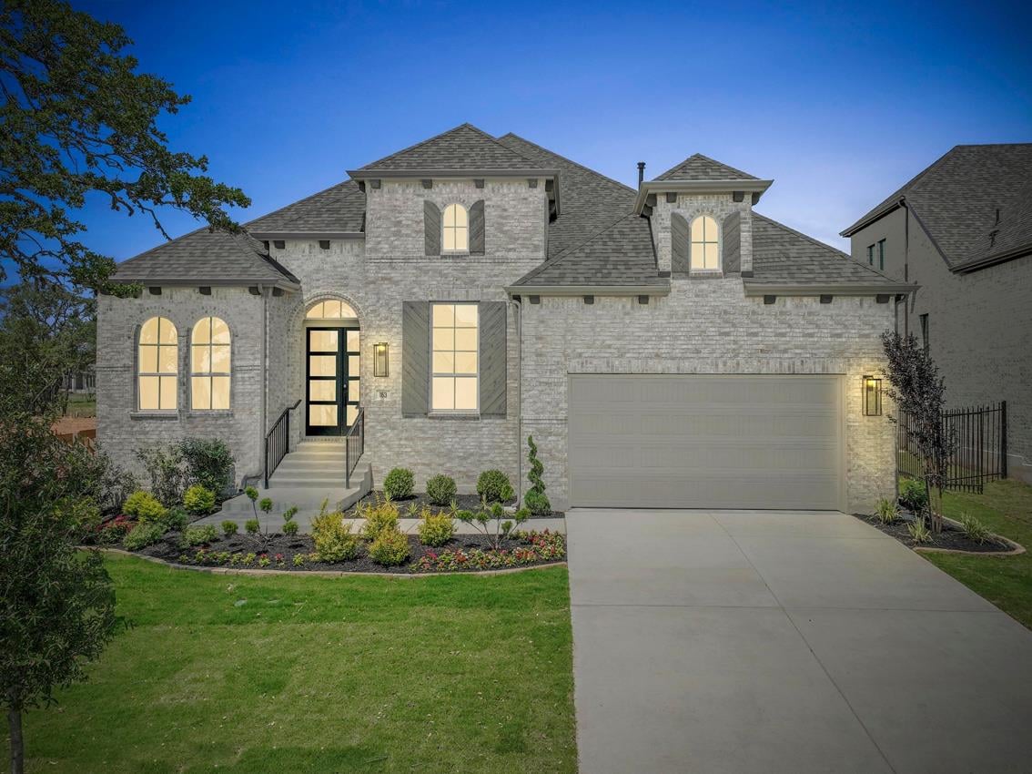 View 163 Leaning Rock Rdg in Parten: 65ft. lots 163 Leaning Rock Rdg - front exterior - Luxury home in Parten: 65ft. lots, Austin, TX