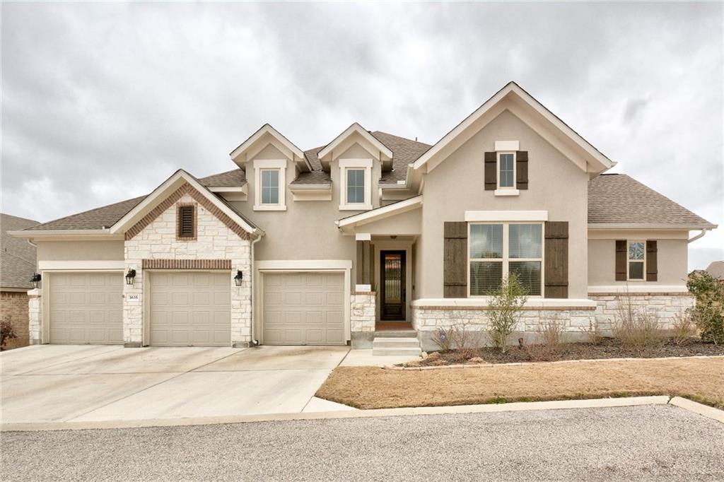 View 1635 Cool Spring Way in Highpointe Ph V Sec One 1635 Cool Spring Way - front exterior - Luxury home in Highpointe Ph V Sec One, Austin, TX